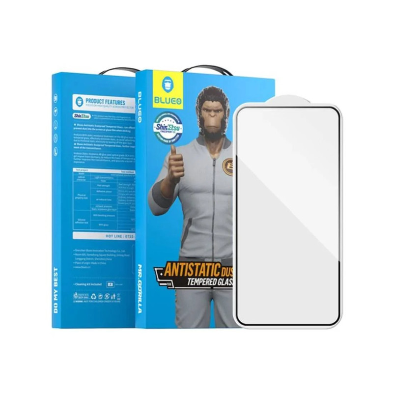 Blueo Antistatic Dustproof Tempered Glass Screen Protector - Samsung S24 Plus - أكسسوار